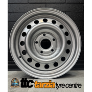 Interceptor 15x7" 5 x 120 Steel Wheel +42 Silver Suit Holden Commodore Cop Rim