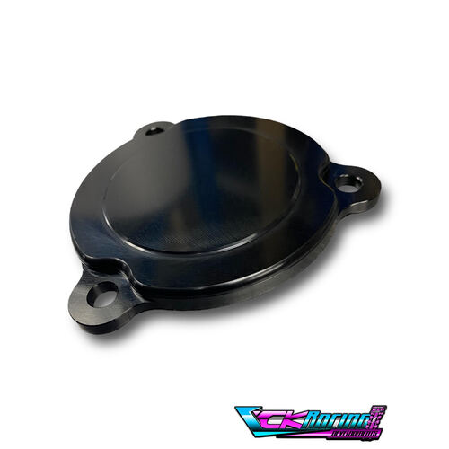 CKRD Billet Strut Top Covers Closed Top VB - VN Commodore Black Finish Pair