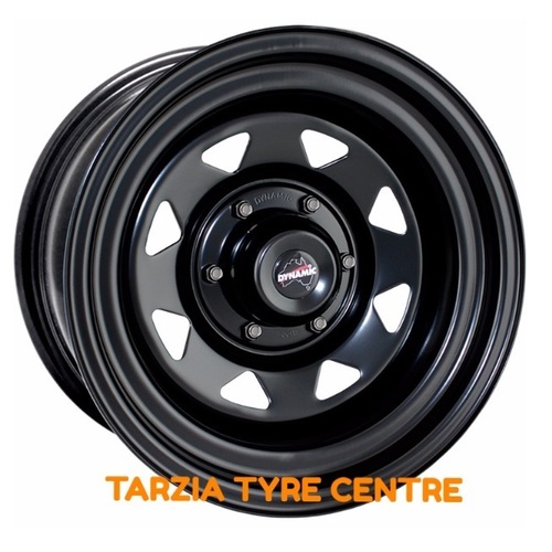 Dynamic 18x8" Triangle Sunrasia Style Hole 4X4 Steel Wheel 6x139.7 +20 Black