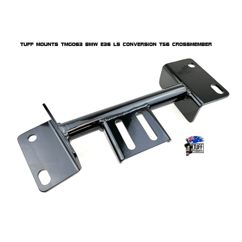 TUFF MOUNTS TUBULAR CROSSMEMBER suit T56 IN BMW E36 LS Conversion